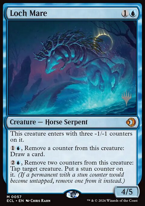 Loch Mare, Lorwyn Eclipsed Promos #57p, Magic: The Gathering card