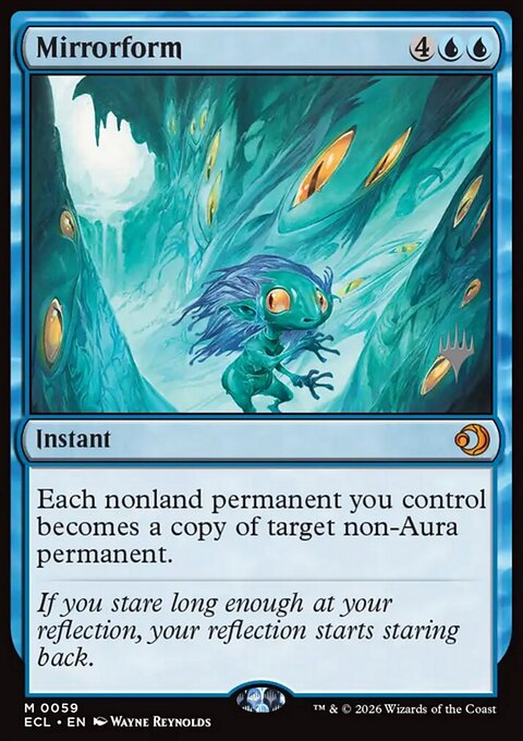Mirrorform, Lorwyn Eclipsed Promos #59p, Magic: The Gathering card