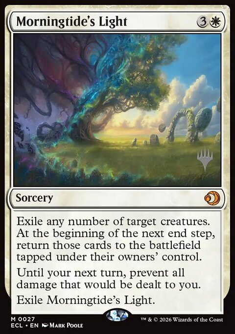 Morningtide's Light, Lorwyn Eclipsed Promos #27p, Magic: The Gathering card