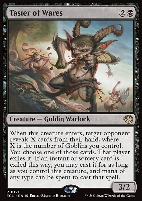 Taster of Wares, Lorwyn Eclipsed Promos #121p, Magic: The Gathering card