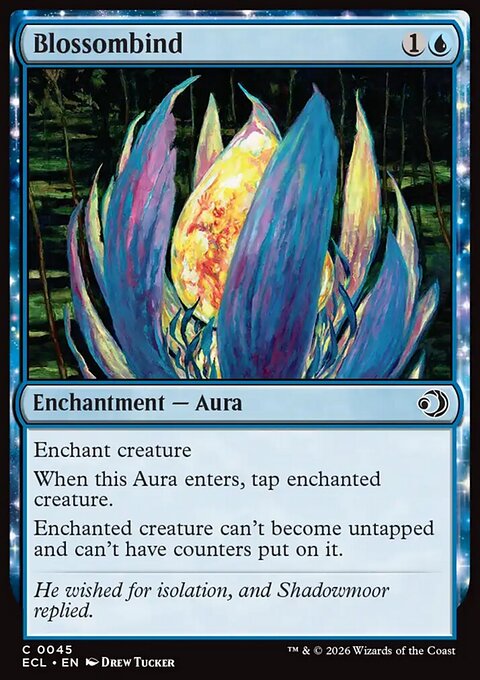 Blossombind, Lorwyn Eclipsed #45, Magic: The Gathering card