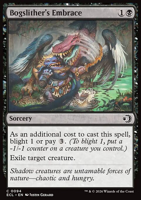 Bogslither's Embrace, Lorwyn Eclipsed #94, Magic: The Gathering card