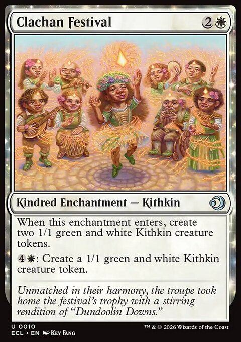 Clachan Festival, Lorwyn Eclipsed #10, Magic: The Gathering card