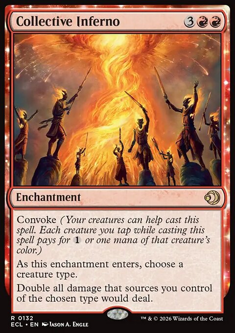 Collective Inferno, Lorwyn Eclipsed #132, Magic: The Gathering card