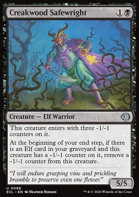 Creakwood Safewright, Lorwyn Eclipsed #96, Magic: The Gathering card