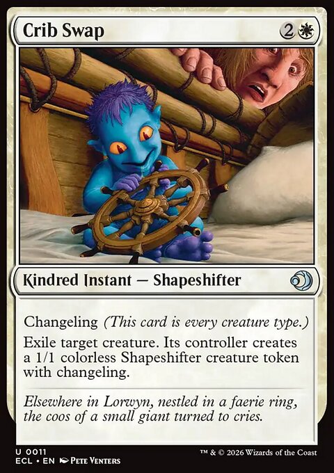 Crib Swap, Lorwyn Eclipsed #11, Magic: The Gathering card