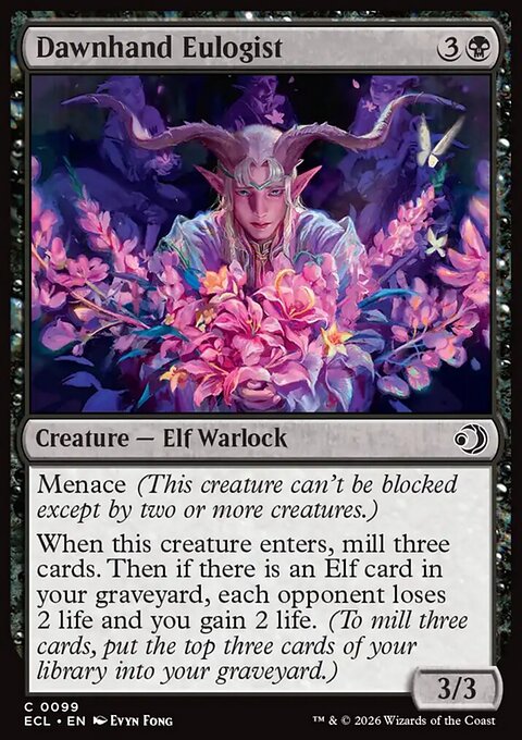 Dawnhand Eulogist, Lorwyn Eclipsed #99, Magic: The Gathering card