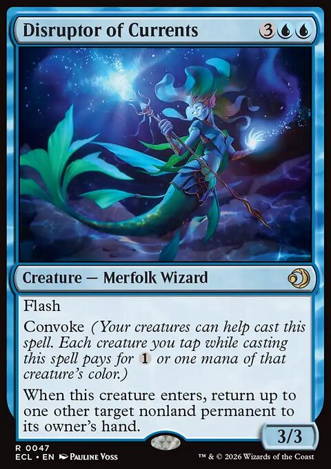 Disruptor of Currents, Lorwyn Eclipsed #47, Magic: The Gathering card