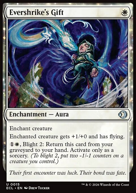 Evershrike's Gift, Lorwyn Eclipsed #15, Magic: The Gathering card