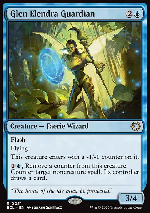 Glen Elendra Guardian, Lorwyn Eclipsed #51, Magic: The Gathering card