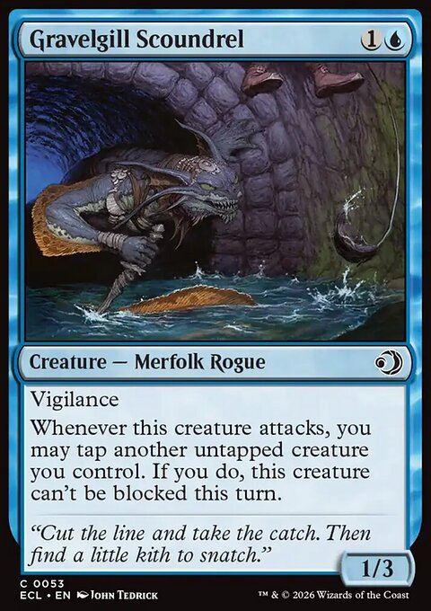 Gravelgill Scoundrel, Lorwyn Eclipsed #53, Magic: The Gathering card