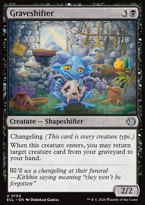 Graveshifter, Lorwyn Eclipsed #104, Magic: The Gathering card