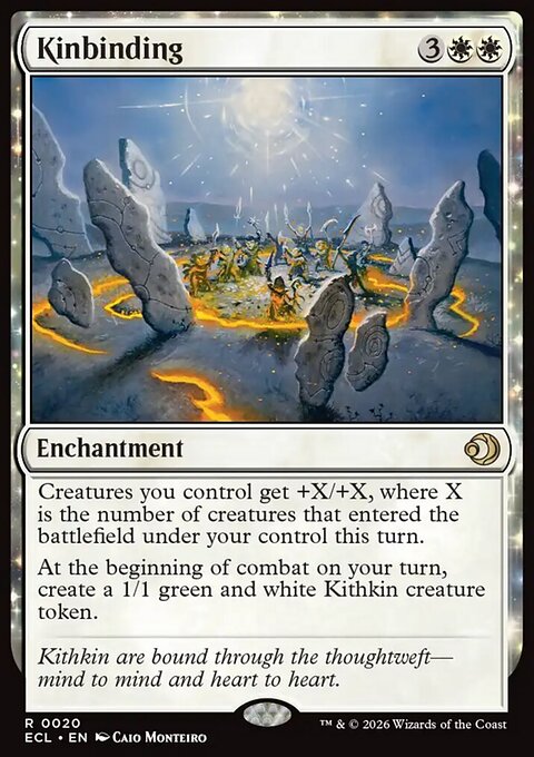 Kinbinding, Lorwyn Eclipsed #20, Magic: The Gathering card