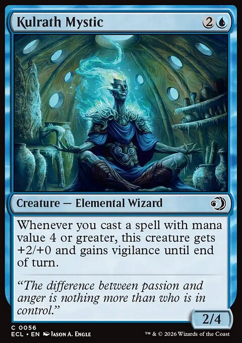 Kulrath Mystic, Lorwyn Eclipsed #56, Magic: The Gathering card