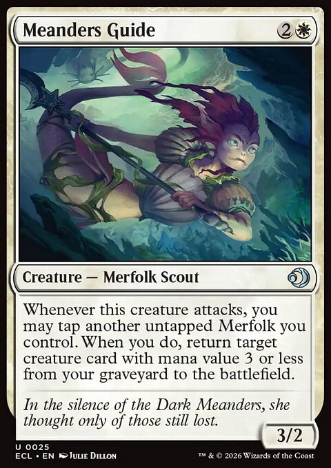 Meanders Guide, Lorwyn Eclipsed #25, Magic: The Gathering card