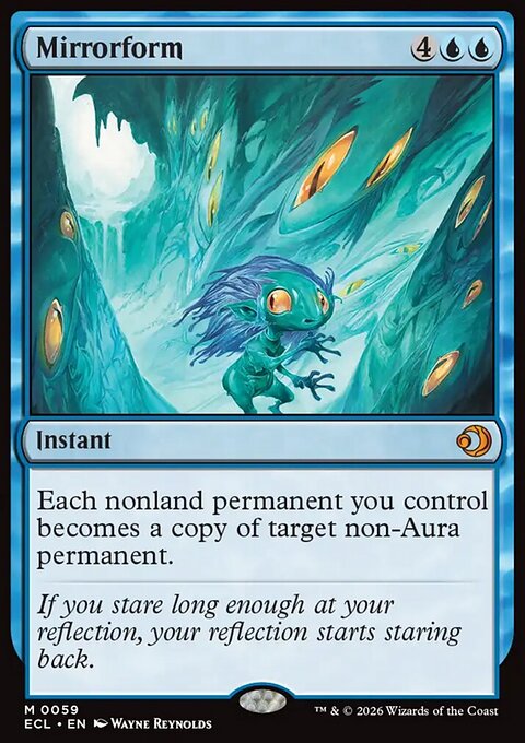 Mirrorform, Lorwyn Eclipsed #59, Magic: The Gathering card
