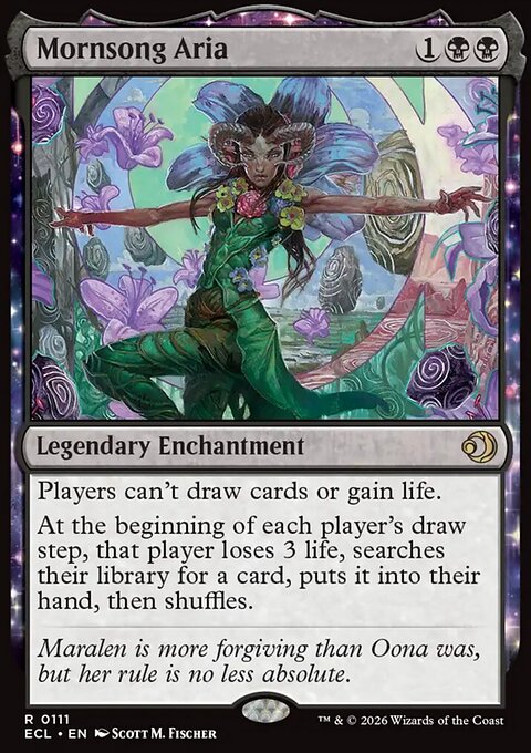 Mornsong Aria, Lorwyn Eclipsed #111, Magic: The Gathering card