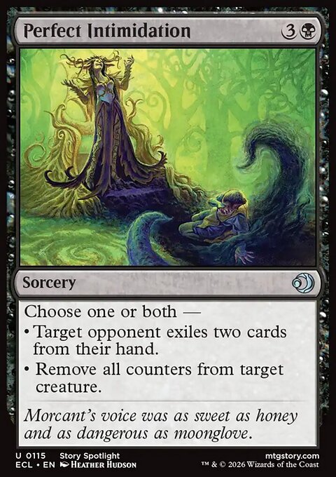 Perfect Intimidation, Lorwyn Eclipsed #115, Magic: The Gathering card