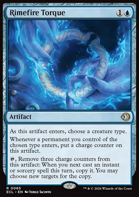 Rimefire Torque, Lorwyn Eclipsed #65, Magic: The Gathering card
