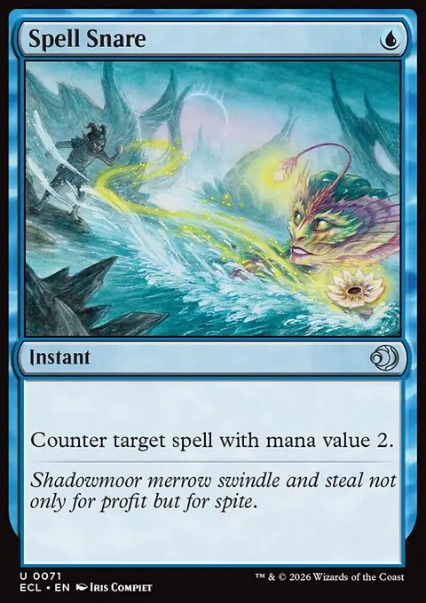 Spell Snare, Lorwyn Eclipsed #71, Magic: The Gathering card