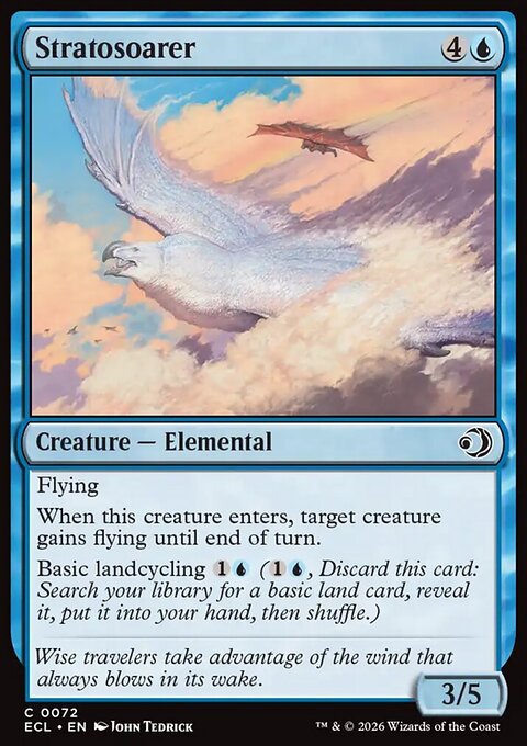 Stratosoarer, Lorwyn Eclipsed #72, Magic: The Gathering card