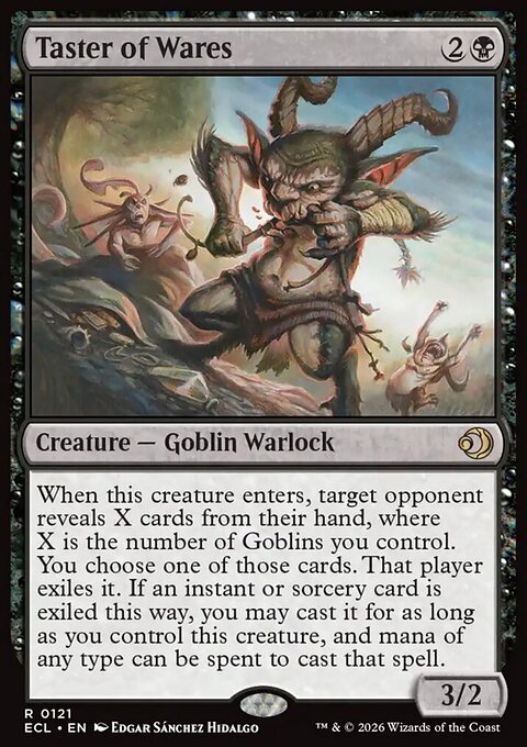 Taster of Wares, Lorwyn Eclipsed #121, Magic: The Gathering card