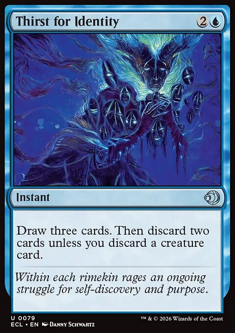 Thirst for Identity, Lorwyn Eclipsed #79, Magic: The Gathering card