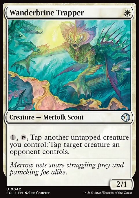Wanderbrine Trapper, Lorwyn Eclipsed #42, Magic: The Gathering card