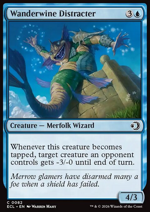 Wanderwine Distracter, Lorwyn Eclipsed #82, Magic: The Gathering card
