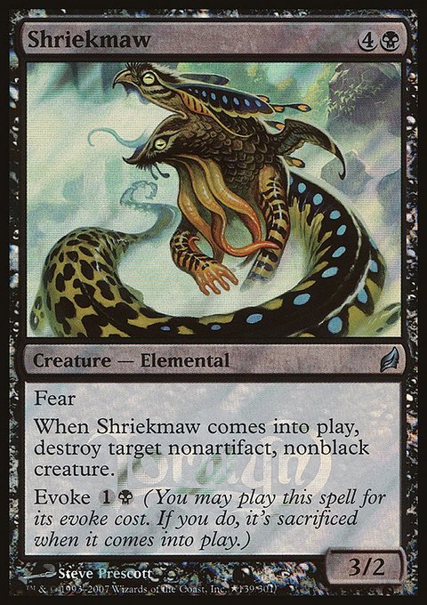 Shriekmaw, Lorwyn Promos #139★, Magic: The Gathering card