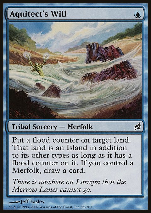Aquitect's Will, Lorwyn #52, Magic: The Gathering card