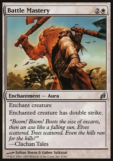 Battle Mastery, Lorwyn #5, Magic: The Gathering card