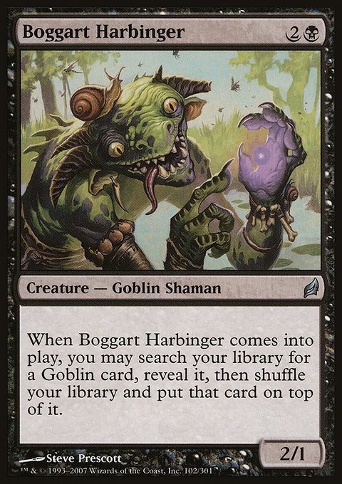 Boggart Harbinger, Lorwyn #102, Magic: The Gathering card