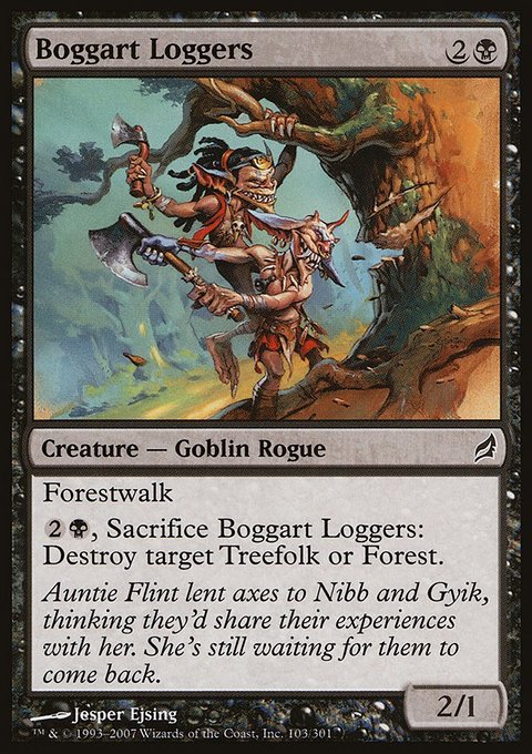 Boggart Loggers, Lorwyn #103, Magic: The Gathering card
