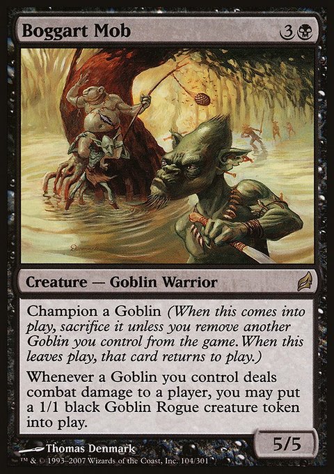 Boggart Mob, Lorwyn #104, Magic: The Gathering card