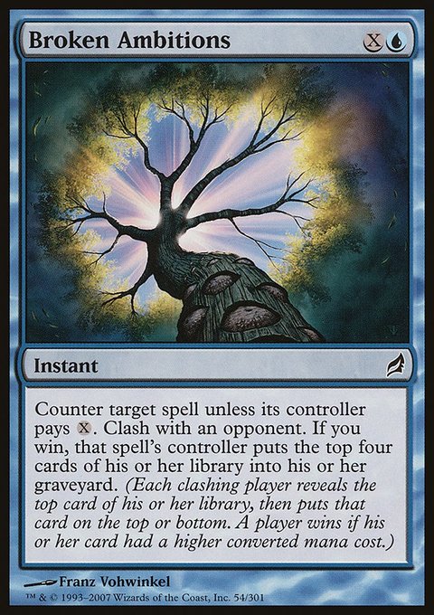 Broken Ambitions, Lorwyn #54, Magic: The Gathering card