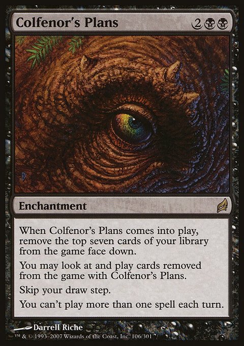 Colfenor's Plans, Lorwyn #106, Magic: The Gathering card