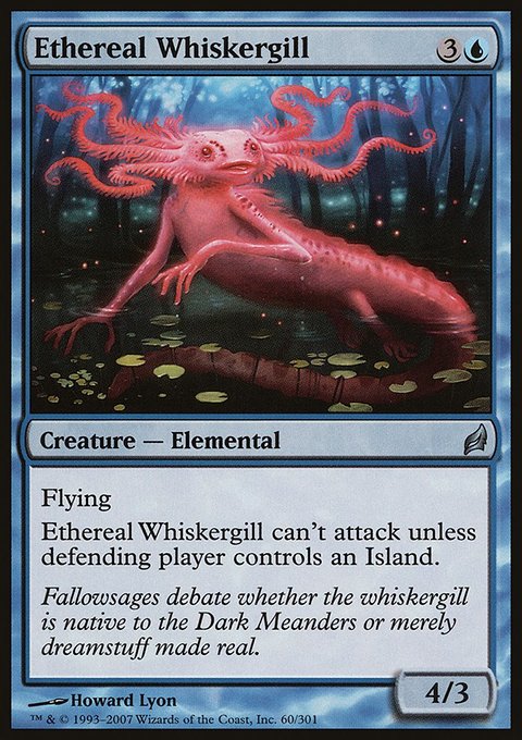 Ethereal Whiskergill, Lorwyn #60, Magic: The Gathering card