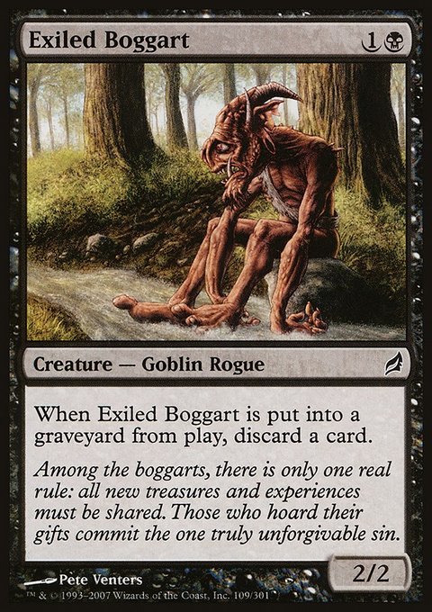 Exiled Boggart, Lorwyn #109, Magic: The Gathering card