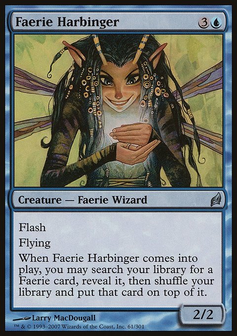 Faerie Harbinger, Lorwyn #61, Magic: The Gathering card