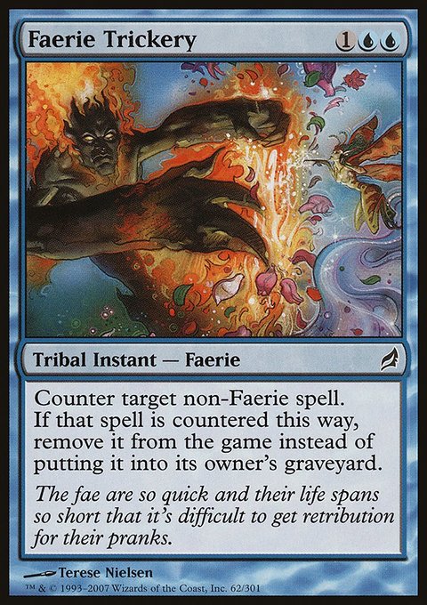 Faerie Trickery, Lorwyn #62, Magic: The Gathering card