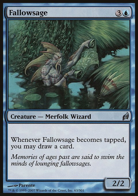 Fallowsage, Lorwyn #63, Magic: The Gathering card