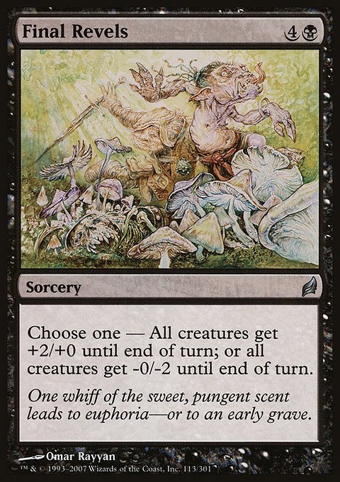 Final Revels, Lorwyn #113, Magic: The Gathering card