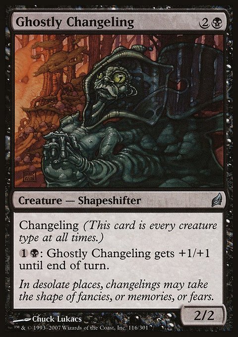 Ghostly Changeling, Lorwyn #116, Magic: The Gathering card
