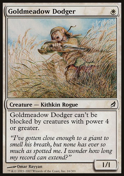 Goldmeadow Dodger, Lorwyn #16, Magic: The Gathering card
