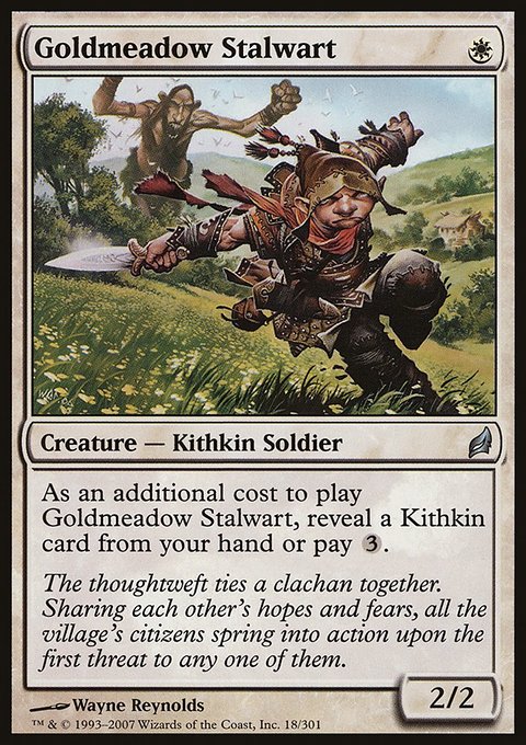 Goldmeadow Stalwart, Lorwyn #18, Magic: The Gathering card