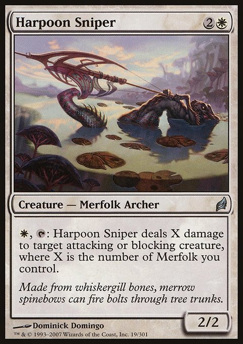Harpoon Sniper, Lorwyn #19, Magic: The Gathering card