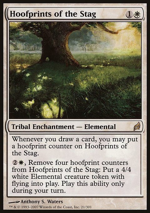 Hoofprints of the Stag, Lorwyn #21, Magic: The Gathering card