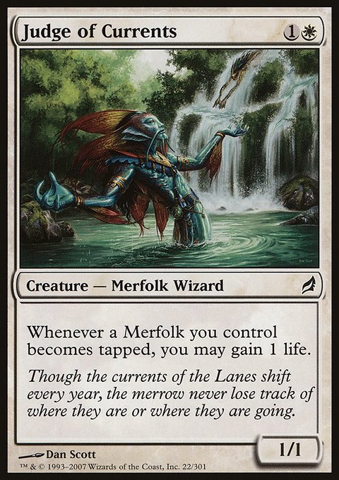 Judge of Currents, Lorwyn #22, Magic: The Gathering card