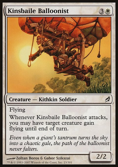 Kinsbaile Balloonist, Lorwyn #23, Magic: The Gathering card